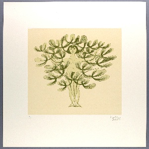 Print, Sintesi Di Primavera, Donna Albero, from "Progetti Scenici per 