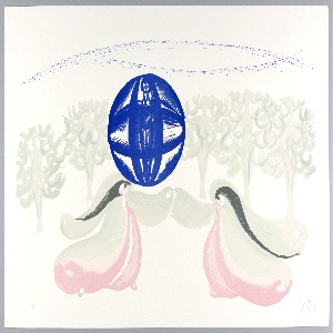 Print, "Sintesi di Primavera, Bozzetto Completo" from "Progetti Scenici per 