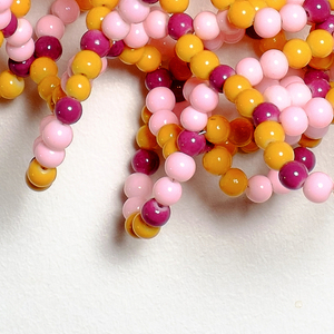 Sample, Beaded Alphabet, C, 2015