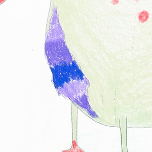 Sketch, John Lith-cow, from the Afreaks series, 2015