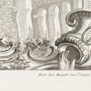 Print, Design in Second Livre de Tableaux de Ornemens et Rocailles (Second Book of Ornaments and Rocailles), 1687–1761