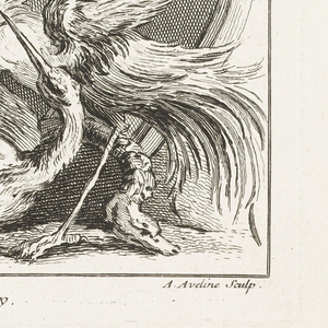 Print, Rocaille Design with Chinese Figure, 1736