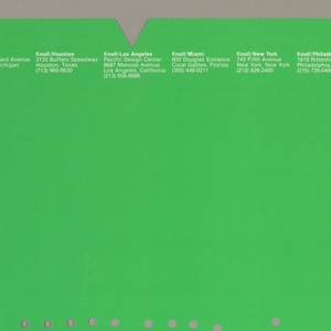Poster, Zapf Plus, Knoll Systems
