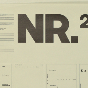 Poster, NR.2-Typographic Process, Von Einfachen zu KomplexenTextstrukturen [From Simple to Complex Text Structures], from the School of Design, Basel, 1974