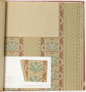Sample Book, The Greenbrook IV Collection, 1959
