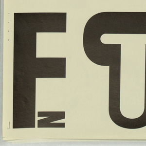 Poster, NR.4-Typographic Process, Typo-Zeichen [Typographic Signs], from the School of Design, Basel, 1974