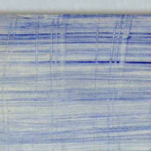 Drawing, Design for Decorated Paper: Pale Blue Striations, early 20th century