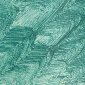 Drawing, Design for Decorated Paper: Green ZigZag Pattern, early 20th century