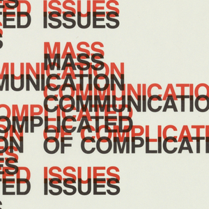 Poster, Mass Communication of Complicated Issues, 1970