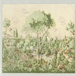 Wallcovering Cat. Sheet, 27 illustrations from various wallpaper catalogs, 1925–35