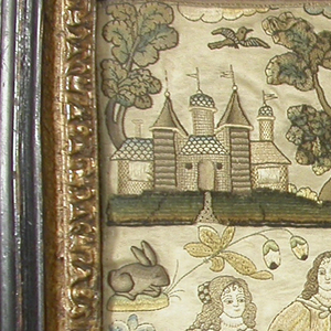 Embroidered Picture (England), mid-17th century