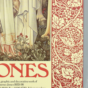 Poster, Burne Jones, Birmingham Museum