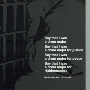 Poster, Say that I was a drum maj