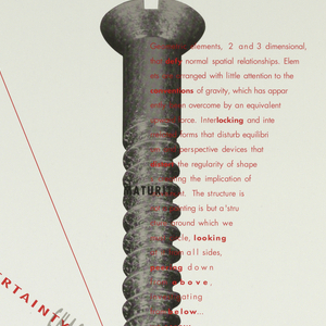 Poster, Expansion/Contraction