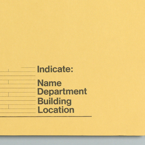 Poster, Delivery Starts With a Complete Address. Poster for IBM, ca. 1980