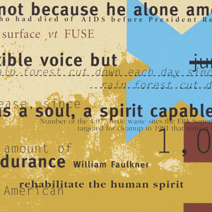 Poster, Flux, ca. 1990–95