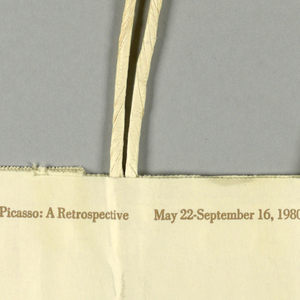Shopping Bag, Museum of Modern Art: Pablo Picasso, 1980