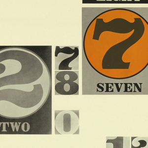 Poster, Exhibition Poster for Robert Indiana, Number Paintings: Museum Hans Lange Krefled, 1966