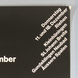 Poster, Abend verkauf Basel Night Opening, ca. 1966