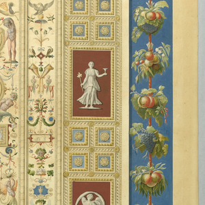 Print, Wall Decoration, Plate XIII from Le loggie di Rafaele nel Vaticano (Raphael