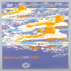 Poster, Munich Olympics, 1972