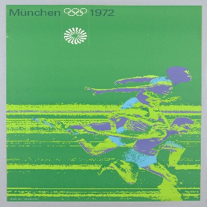 Poster, Munich Olympics, 1972