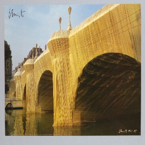 Poster, Poster for the Christo Project: Pont Neuf Empaquette [The Pont Neuf Wrapped], Paris, 1975-85, 1985