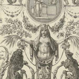 Bound Print, Plate 2, La Terre (The Earth), Arabesques (Arabesques), 1782