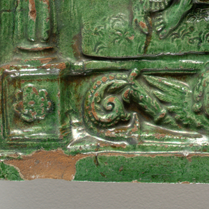 Allegory of America Stove Tile, late 17th century