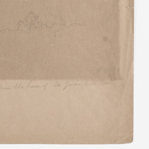Drawing, Landscape View from the House of Dr. Garcia, Near Pandi, Colombia, July 1853