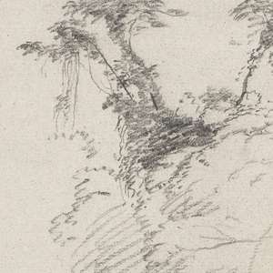 Drawing, Botanical Studies and a House, probably from Colombia, 1853
