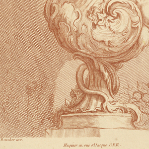 Bound Print, Plate 9, Livre de vases (Book of Vases), ca. 1738