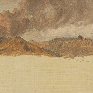 Drawing, Cotopaxi seen from Ambato, Ecuador, 1853