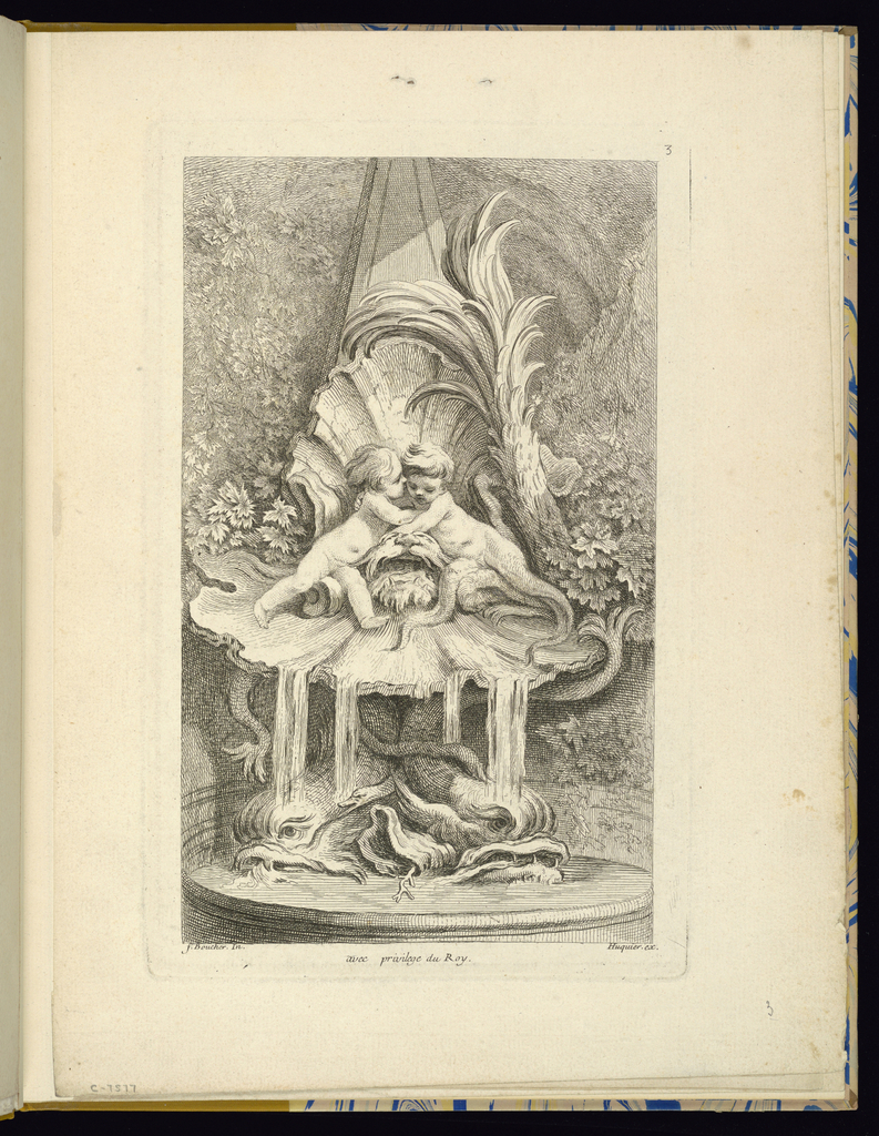 Bound Print, Rocaille Fountain Design