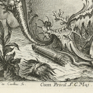 Bound Print, Cartouche with Armorial Trophy, Livre de Cartouches à divers usages (Book of Cartouches for Different Uses), 1738
