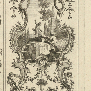 Print, Design for Two Panels, 1745