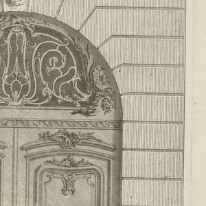 Print, Elevation and Plan of a Portal, 1745