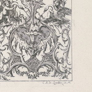 Print, Two Upright Panels, 1738 and 1745