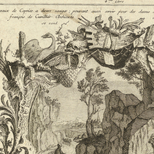 Print, Design for Two Cartouches, 1745