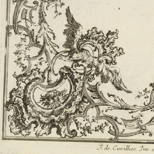 Bound Print, Two Quarters of a Ceiling, Nouveau Livre de Plafonds Irréguliers (New Book of Irregular Ceilings), 1740–68