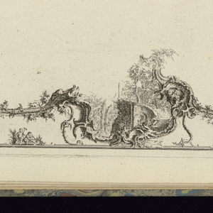 Print, Design for a Quarter of a Ceiling, 1745