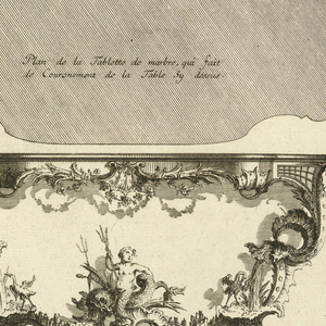 Print, Deux diferents desseins de Tables, 1745