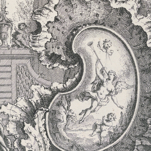 Bound Print, Cartouche with Obelisk and Palm, Livre Nouveau de Morceaux de Fantaisie (New Book of Fantasy Pieces), 1738–45