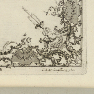 Bound Print, Two Quarters of a Ceiling, Nouveau Livre de Plafonds (New Book of Ceilings), 1740–68