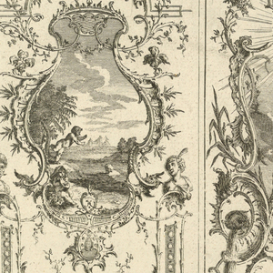 Print, Design for Two Panels, 1745