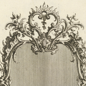Bound Print, Frame with Rocaille Cartouche, Deuxième Livre de Cadres (Second Book of Frames), 1740–68