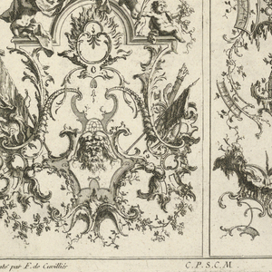 Print, Design for Two Panels, 1745
