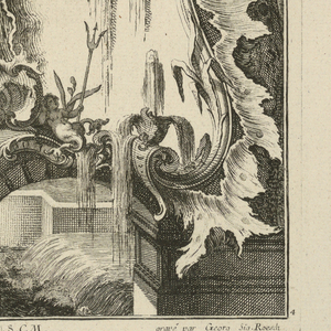 Print, Design for Fountain with an Anchor, 1745