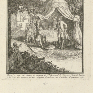 Print, Le Corps des Cadets, 1745