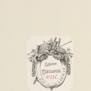 Album, Ier et IIe cahiers de chiffres (First and Second Albums of Monograms)